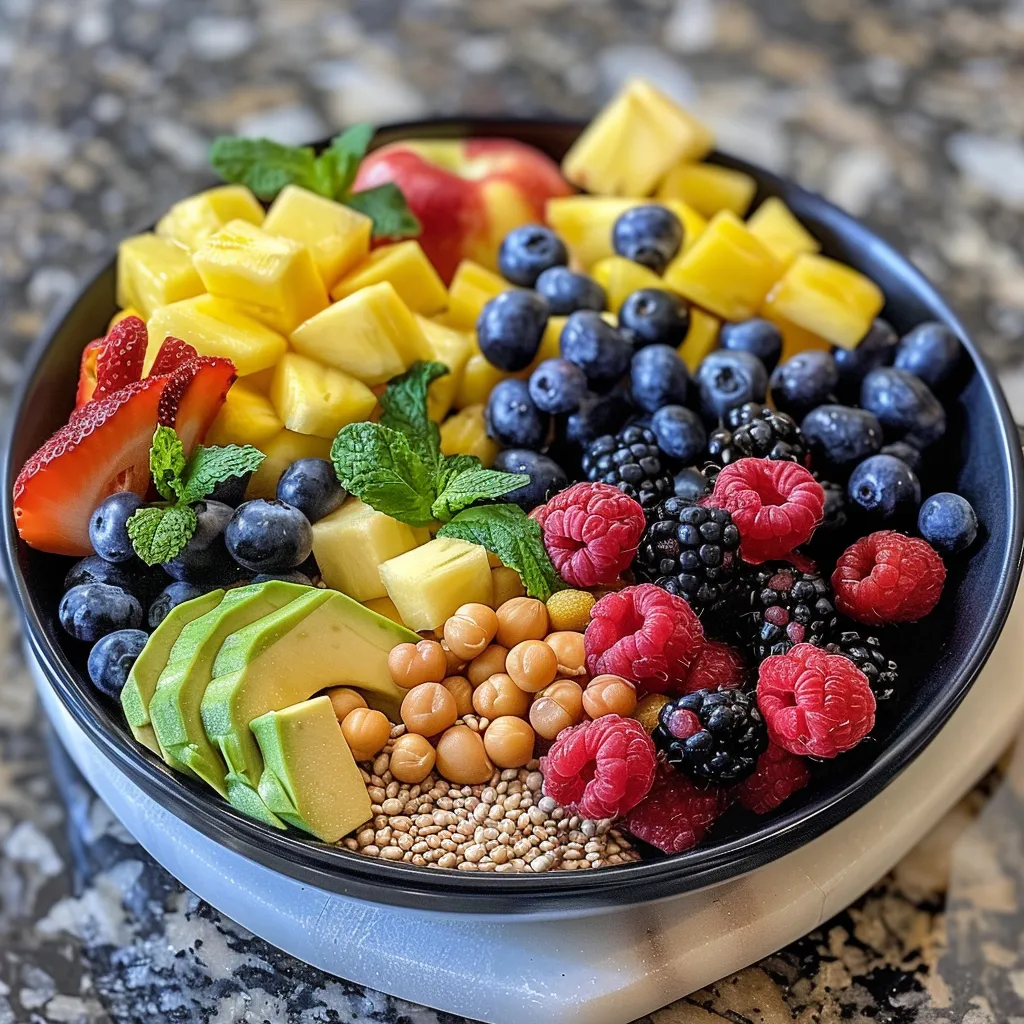 Overhead view of hands writing a clean eating checklist surrounded by fresh produce.