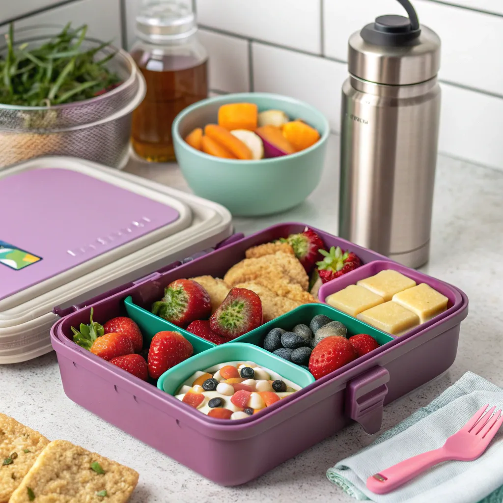 A collage showcasing 15 kid-approved bento lunchbox ideas, perfect for school.