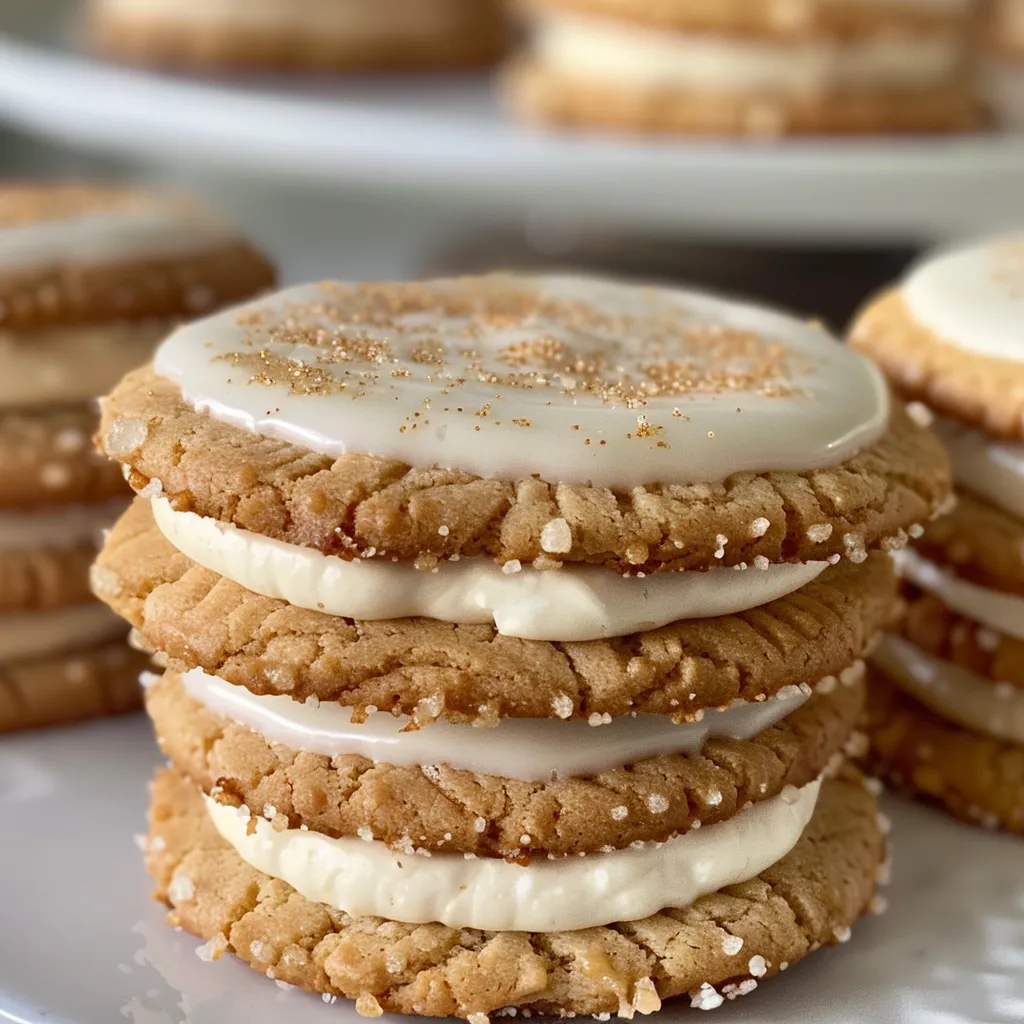 Eggnog Sandwich Cookies