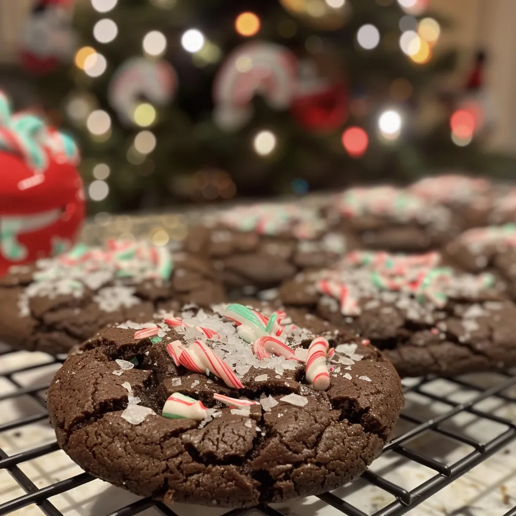 Chocolate Peppermint Crinkle Cookies | The Best Christmas Cookies!