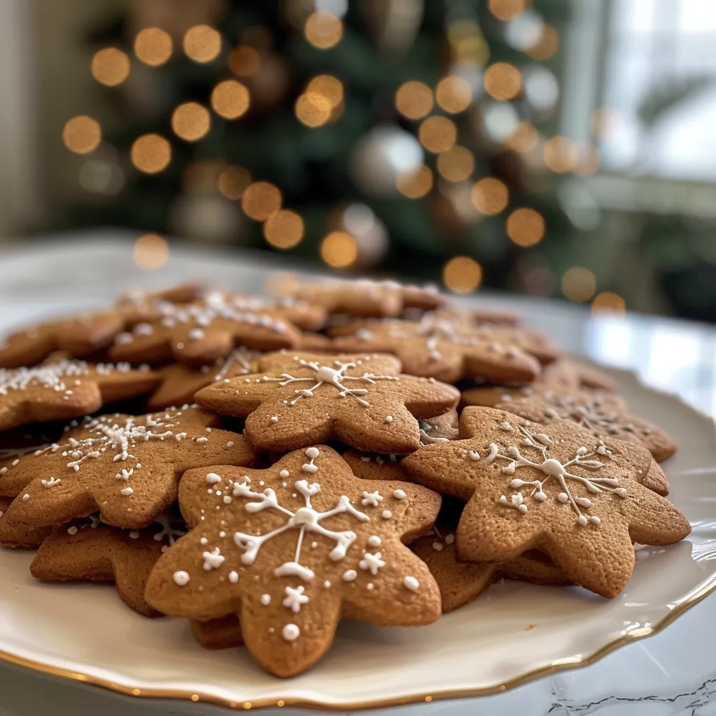 HOLIDAY BAKES EPISODE 4: EASY NO-CHILL GINGERBREAD COOKIES ⛄️🤎