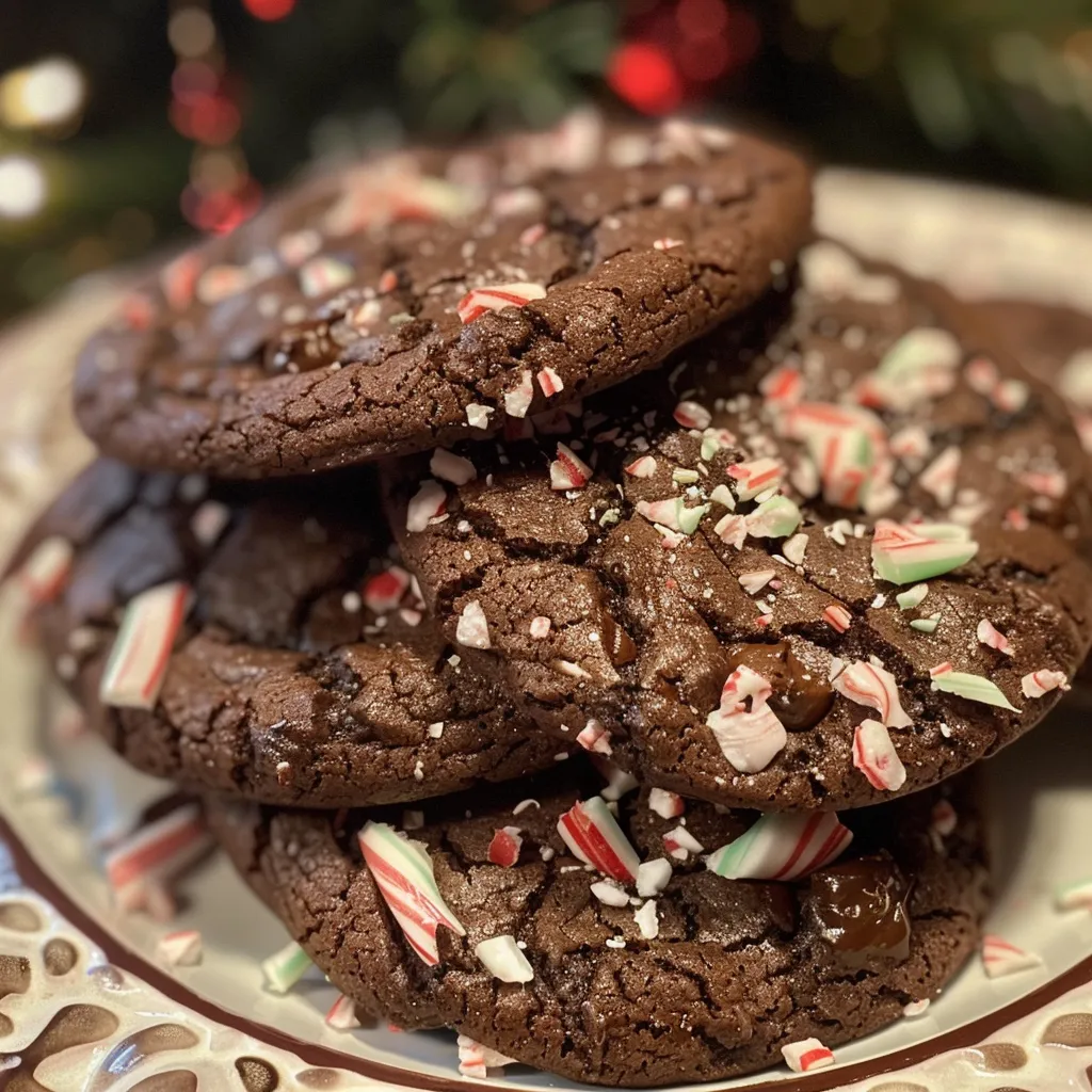 Chocolate Peppermint Cookies