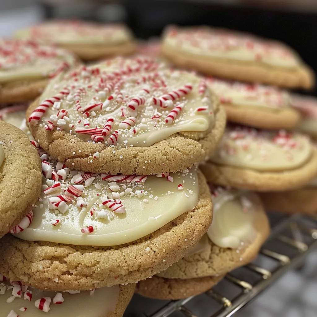 White Chocolate Peppermint Cookies (Christmas Cookies)