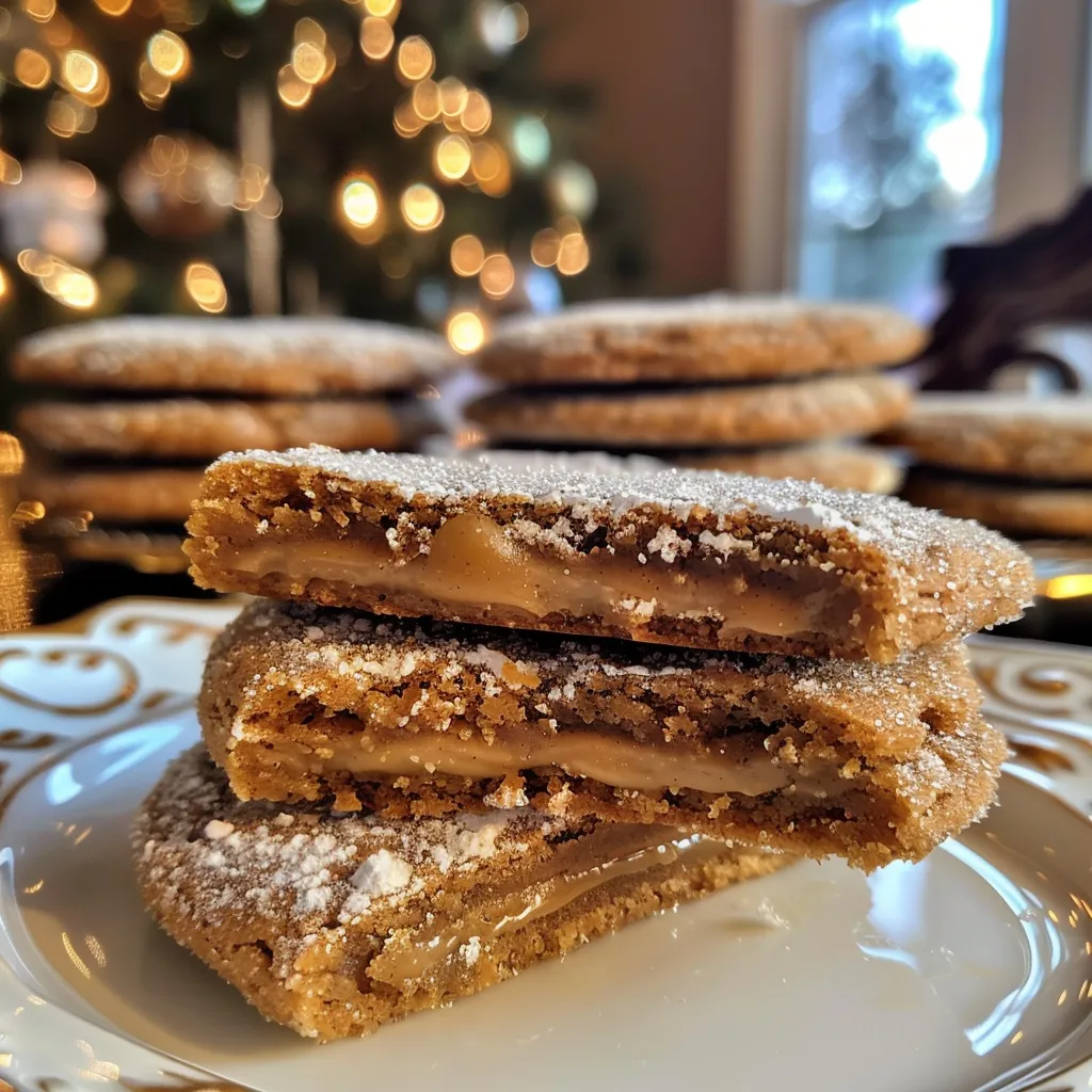 Gingerbread Sandwich Cookies | Teak & Thyme