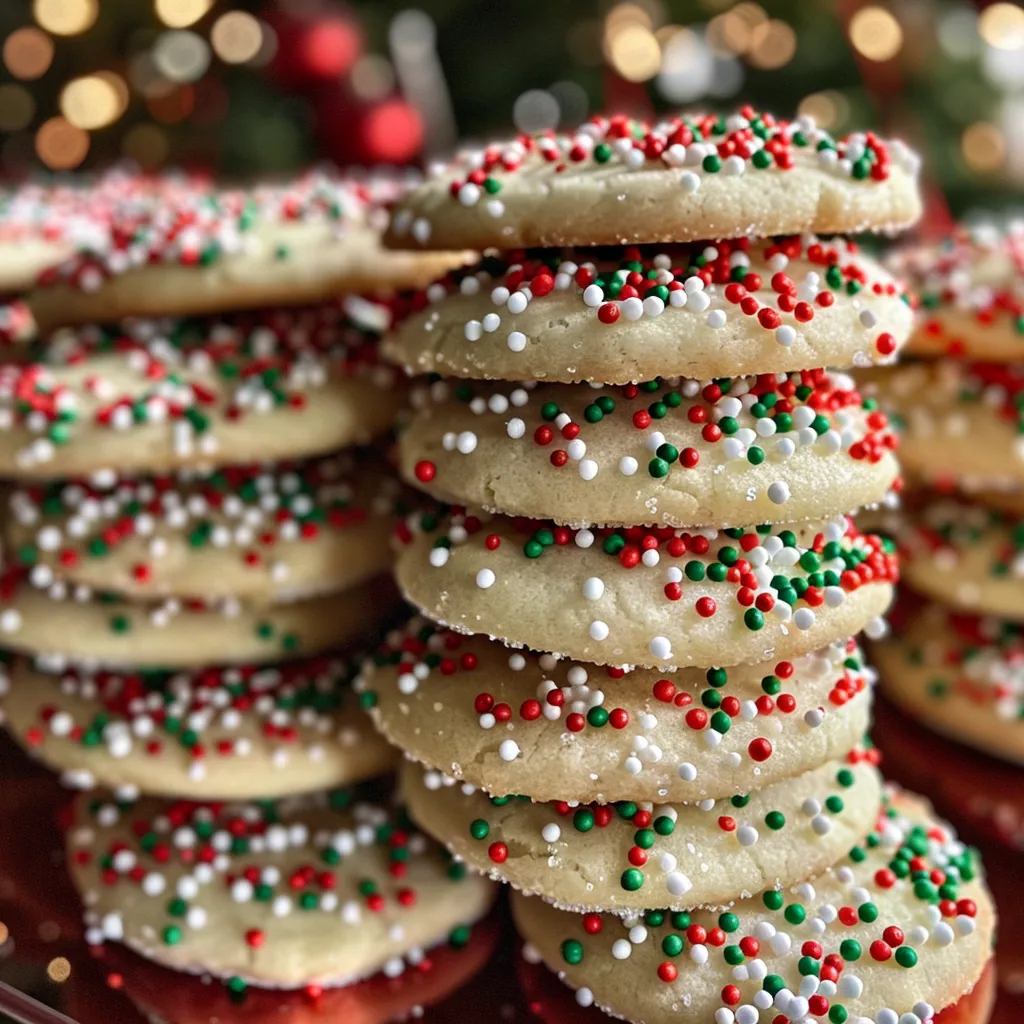 Soft & Chewy Sugar Christmas Cookies