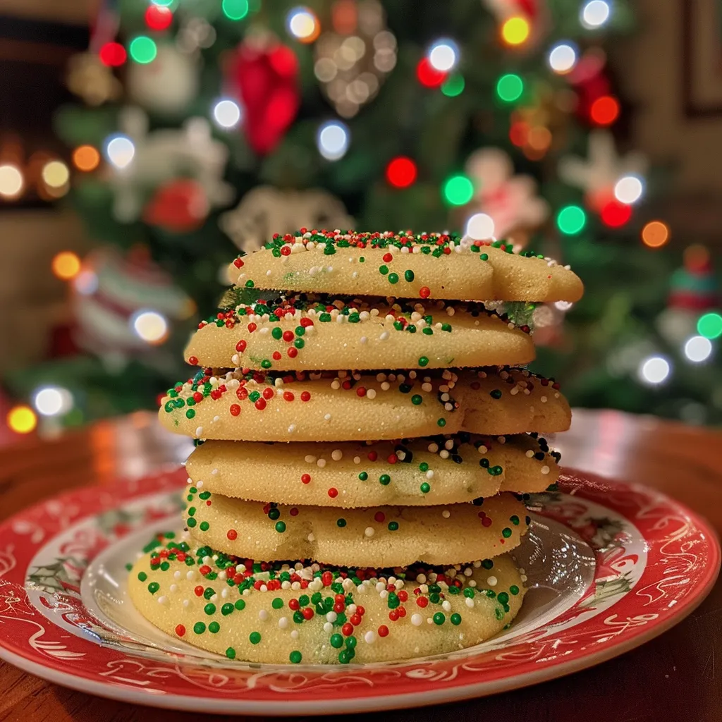 Crumbl Christmas Sugar Cookies
