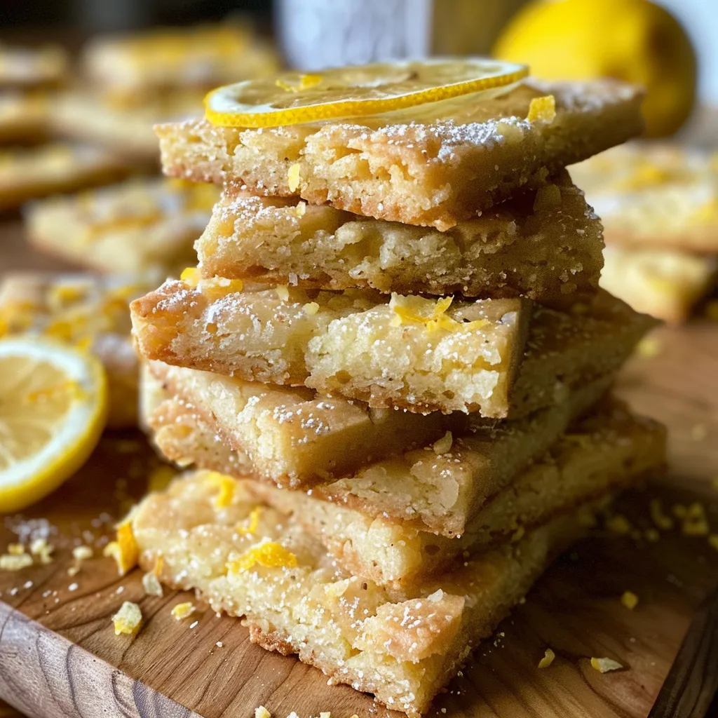 Lemon Shortbread Cookies