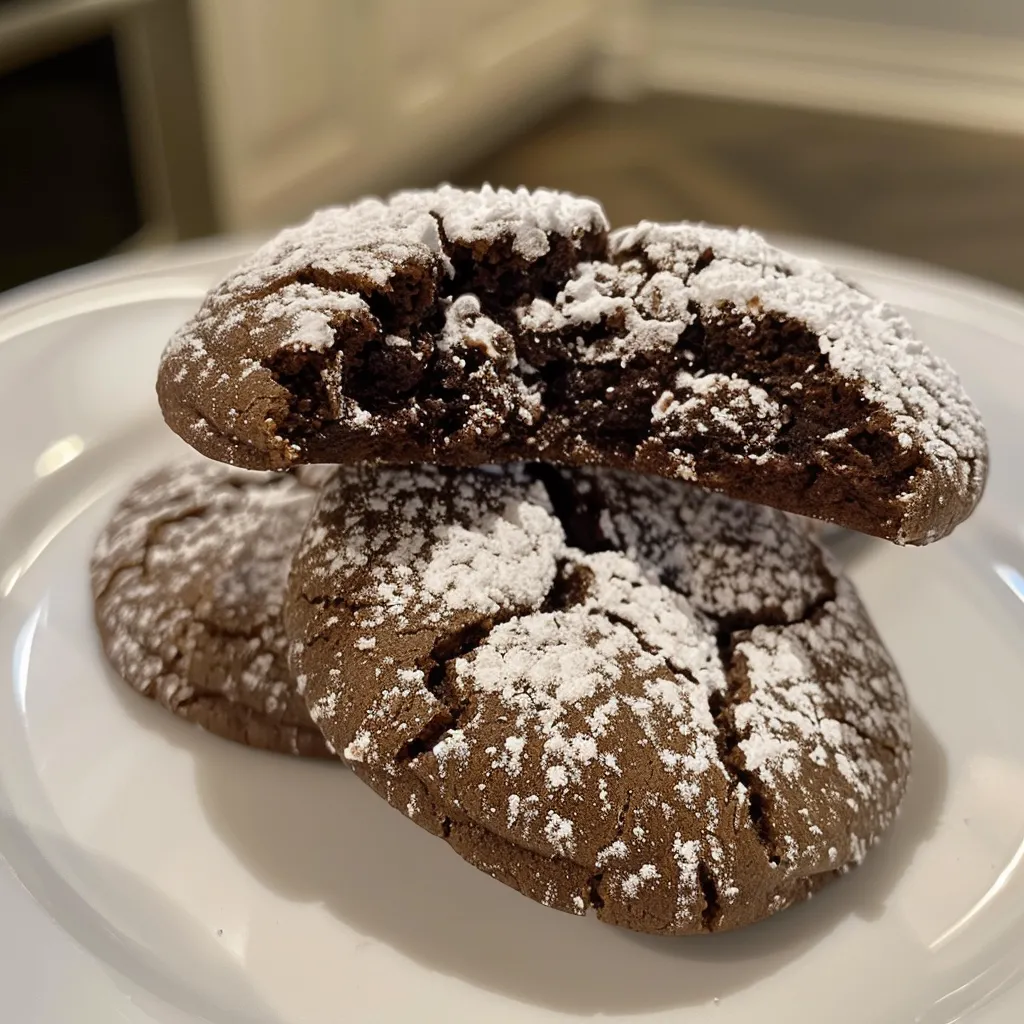 Best Chocolate Crinkle Cookies