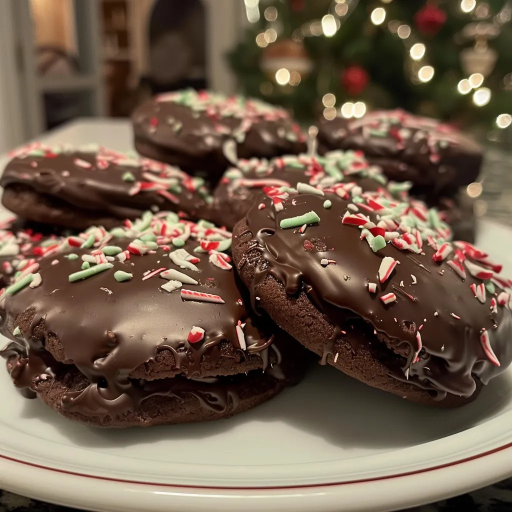 CHOCOLATE PEPPERMINT BLOSSOMS