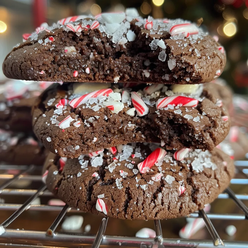 Chocolate Peppermint Crinkle Cookies | The Best Christmas Cookies!