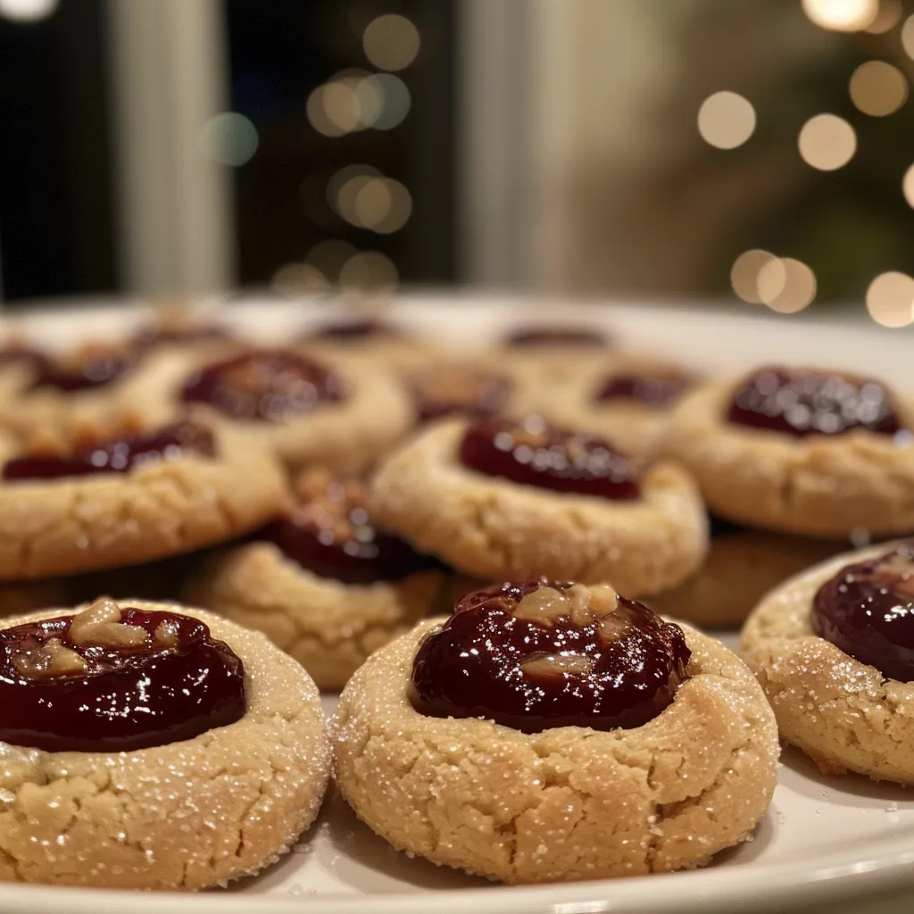 Gluten-free Thumbprint Cookies (grain-free, dairy-free)