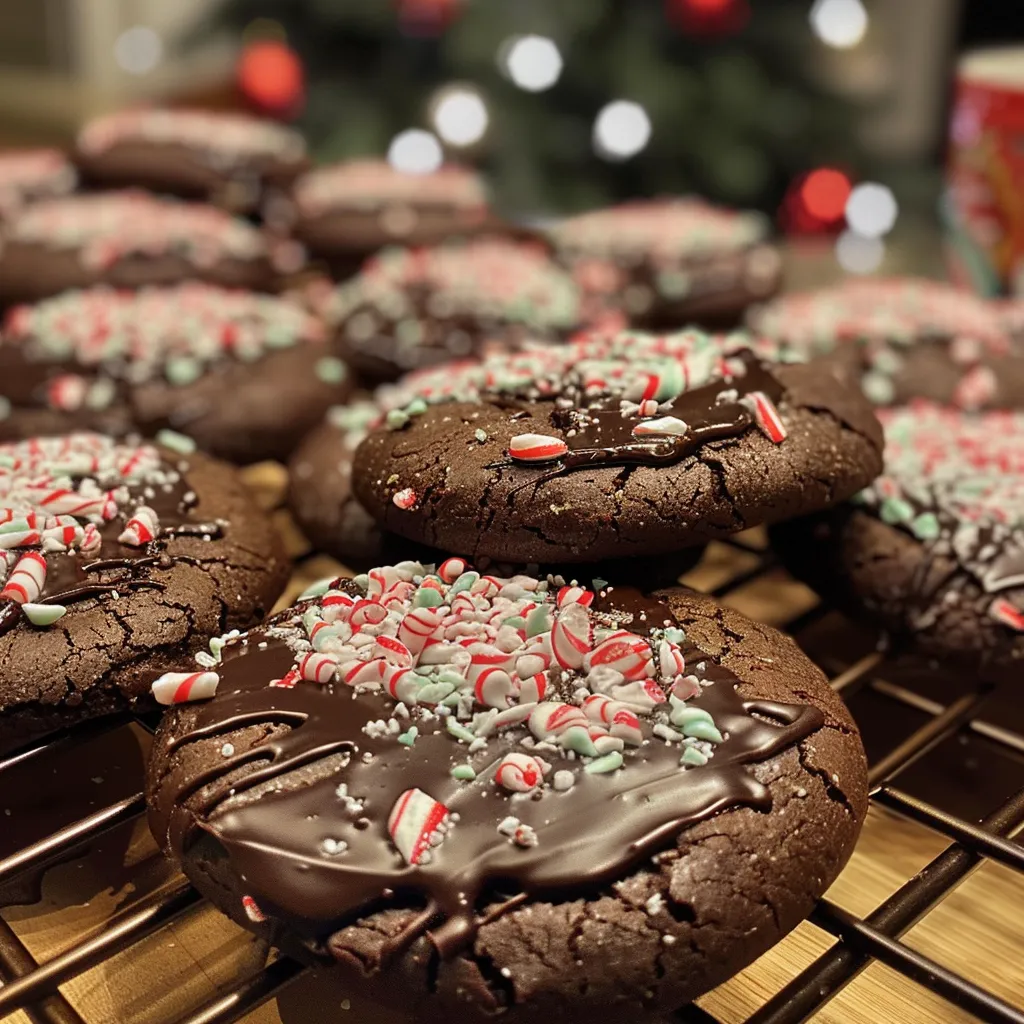 Chocolate Peppermint Cookies