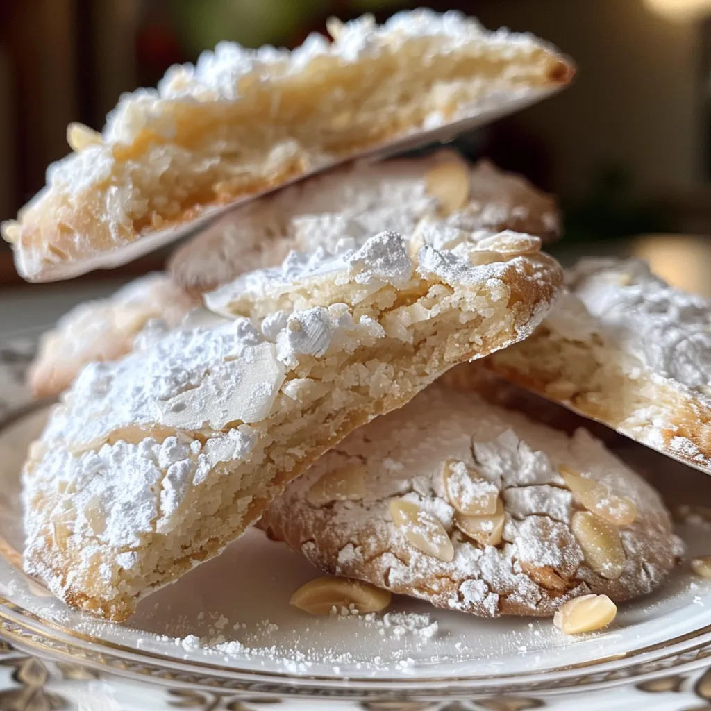 Ricciarelli Italian Almond Cookies