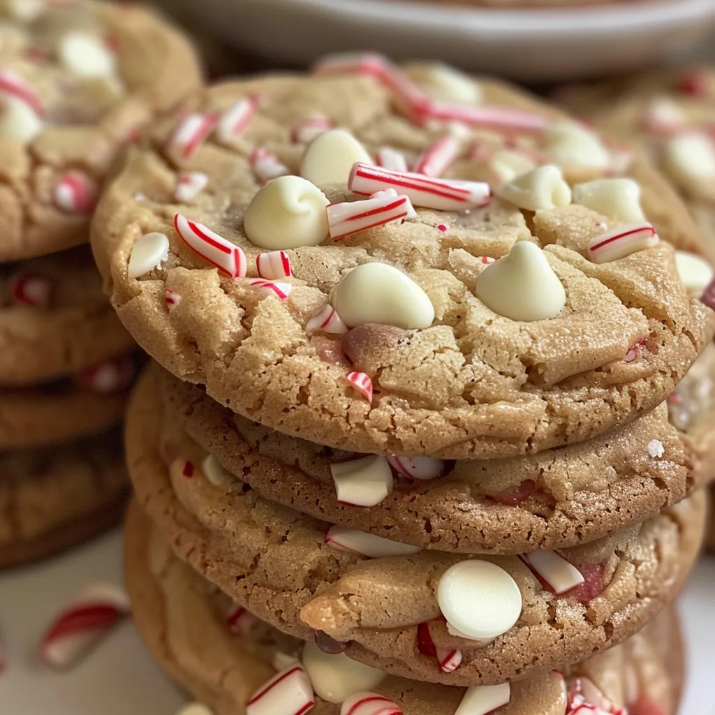 White Chocolate Peppermint Cookies (Christmas Cookies)