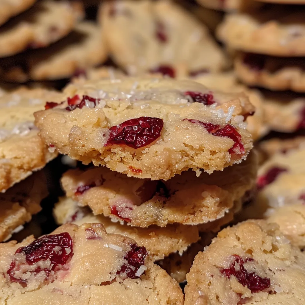 Cranberry Shortbread Cookies