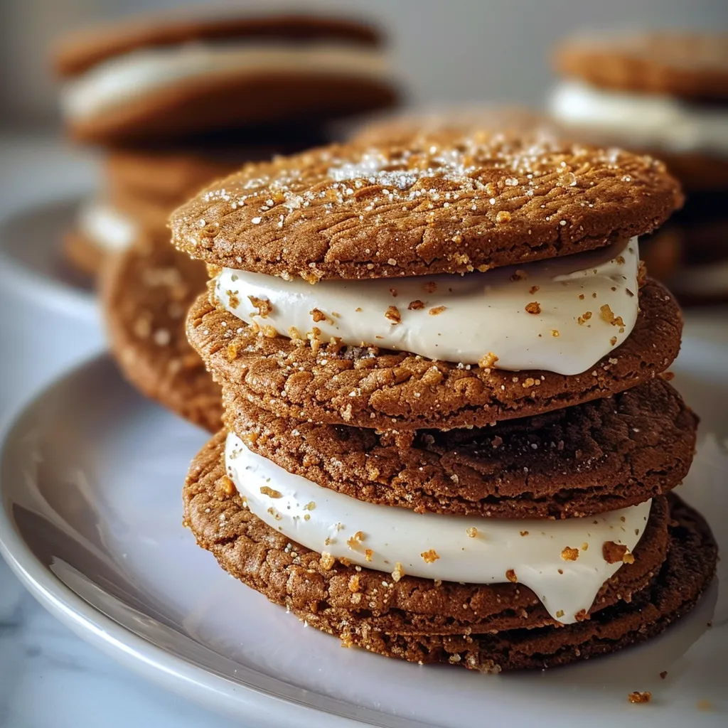 Gingerbread Sandwich Cookies | Teak & Thyme
