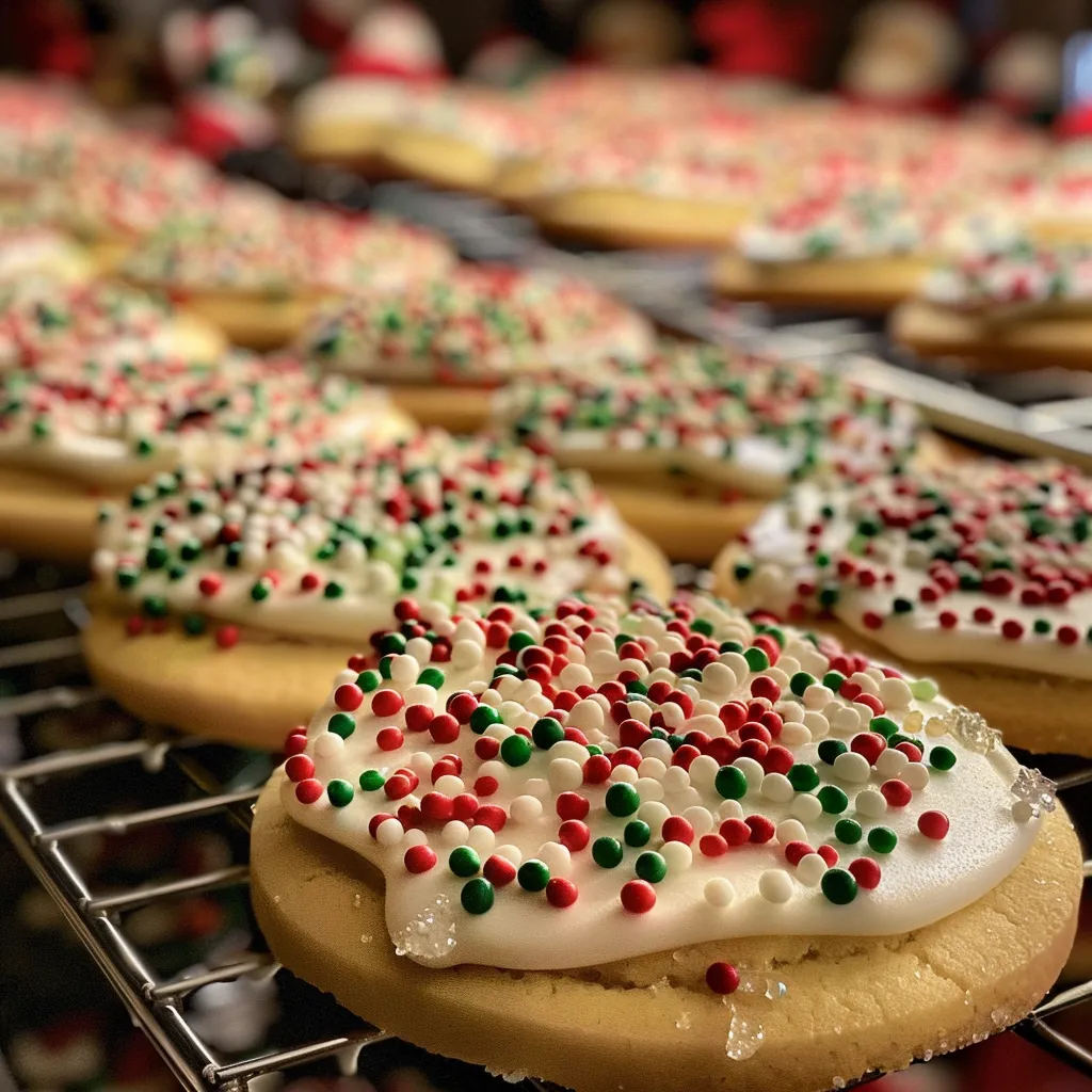 Crumbl Christmas Sugar Cookies