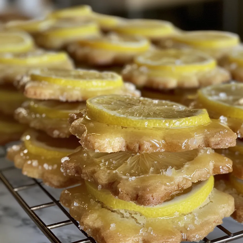 Lemon Shortbread Cookies