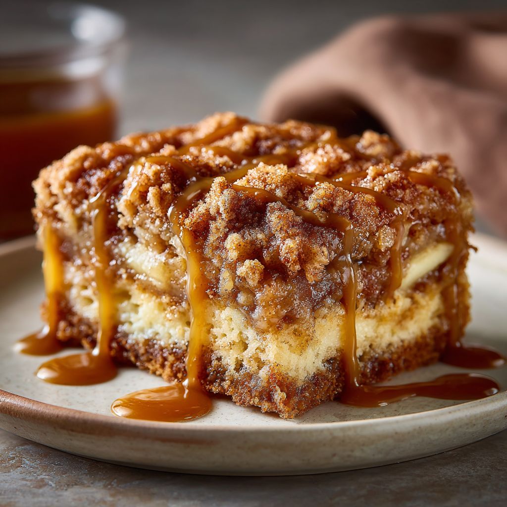 Close-up of a golden-brown Maple Walnut Blondie with a soft, warm glow.