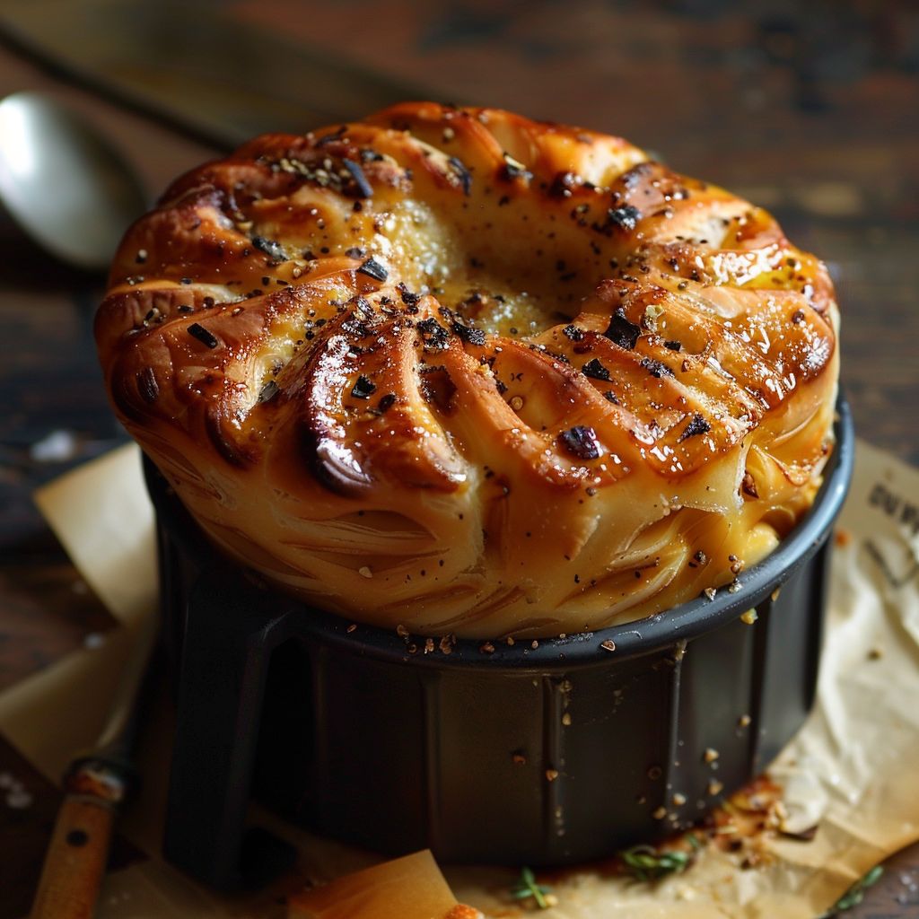A close-up of a Dduagruyl6r on a rustic wooden table.
