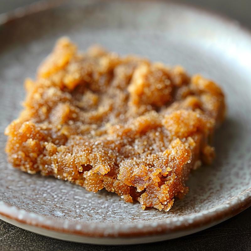 Extreme close-up of a delicious portion of ci3qgdqab78 on a minimalist grey ceramic plate.